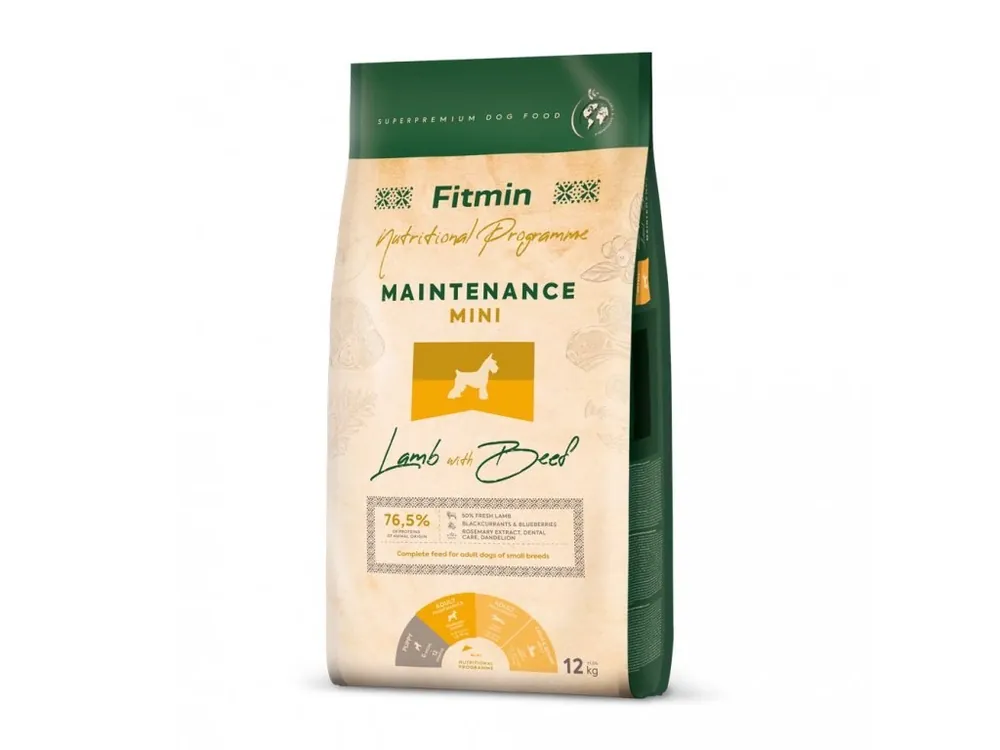 Koupit Online Granule pro psy Fitmin Mini Maintenance Lamb Beef, 2,5 kg