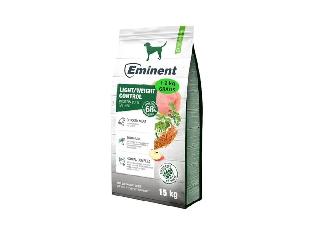 Granule pro psy s nadváhou Eminent Light/Weight Control, 15 kg + 2 kg zdarma Aktuální