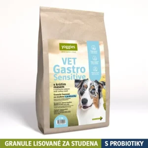 Granule pro psy Yoggies VET Gastro Sensitive s krůtím masem, lisované za studena s probiotiky 5kg Cenově Výhodný