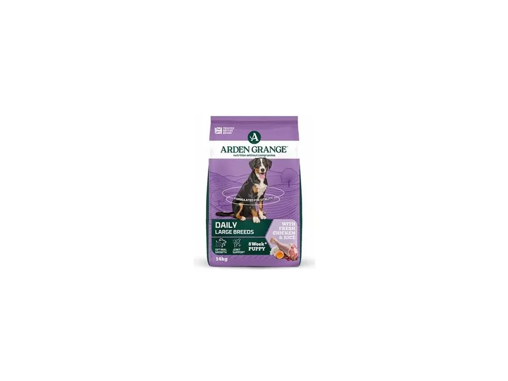 Granule pro štěňata Arden Grange Dog Puppy/Junior Large with Chic&Rice, 14kg Odeslání Ihned