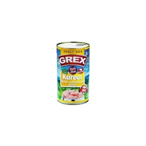 Aktuální GREX konz. pes drůbeží 1280g
