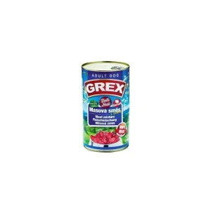 Cenová Bomba GREX konz. pes mas.směs 1280g