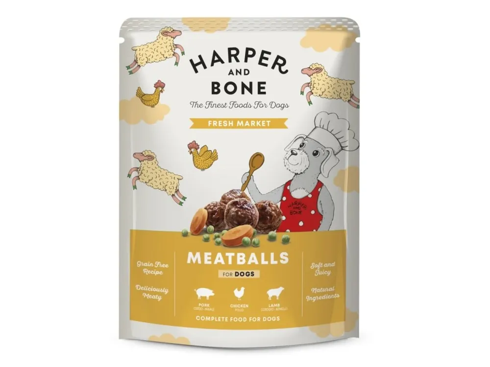 Harper and Bone Dog čerstvé z trhu, kapsa 300 g Bezpečná Platba