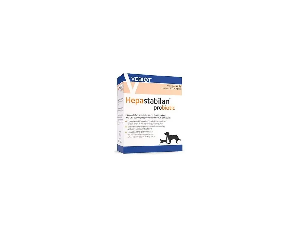 Hepastabilan Probiotic pro psy a kočky 60cps Top Prodej