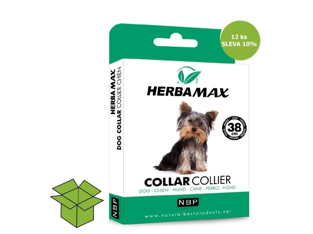 Cenový Hit Herba Max Collar Dog repelentní obojek, pes 38 cm (12 ks) SLEVA 10 %