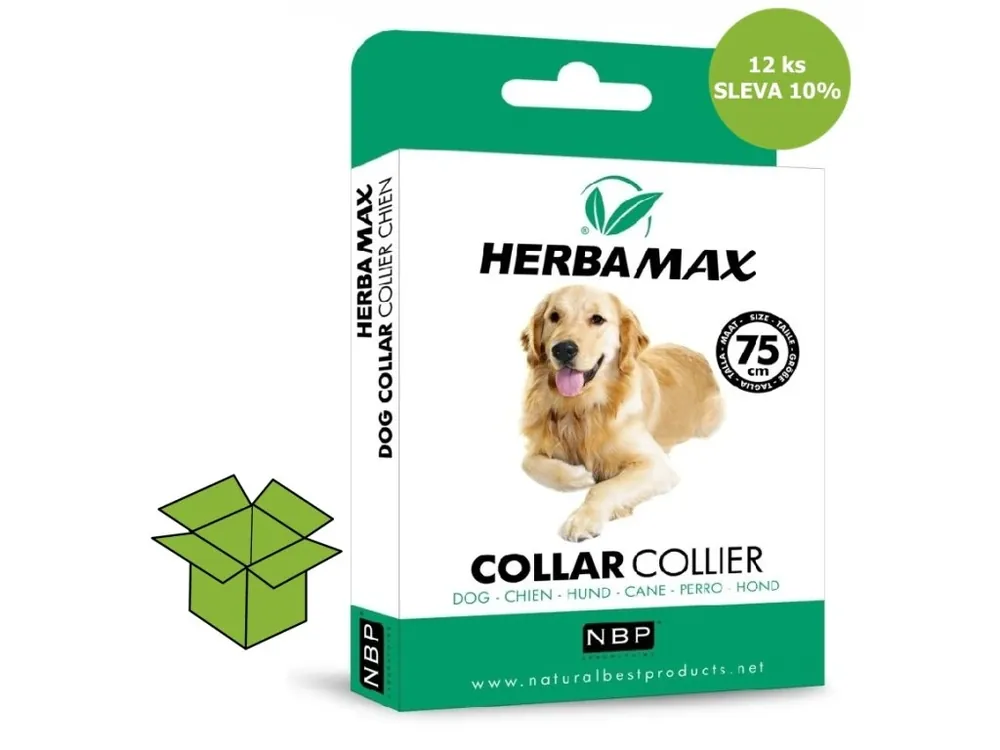 Herba Max Collar Dog repelentní obojek, pes 75 cm (12 ks) SLEVA 10 % Značkový