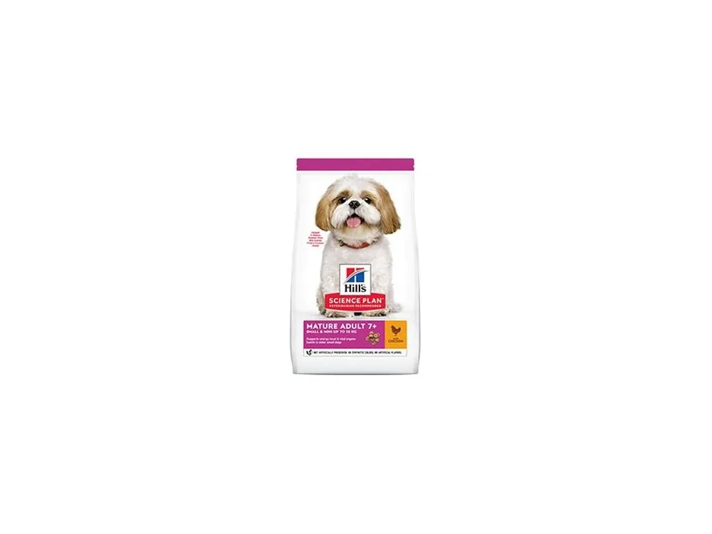 Akce Hill‘s Can. SP Mature Adult 7+Small&Mini Chicken 6kg