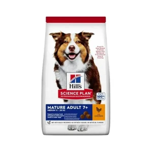 Hill‘s Science Plan Canine Mature 7+ Medium Chicken 14 kg Super Cena