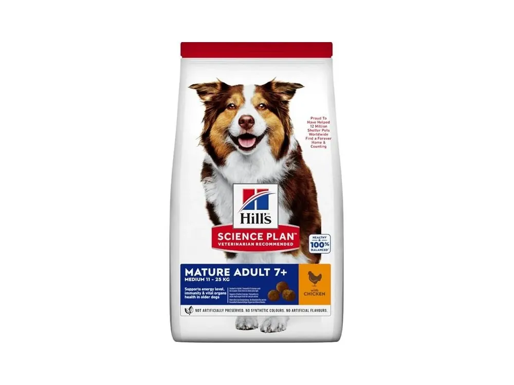 Hill‘s Science Plan Canine Mature 7+ Medium Chicken 14 kg Super Cena