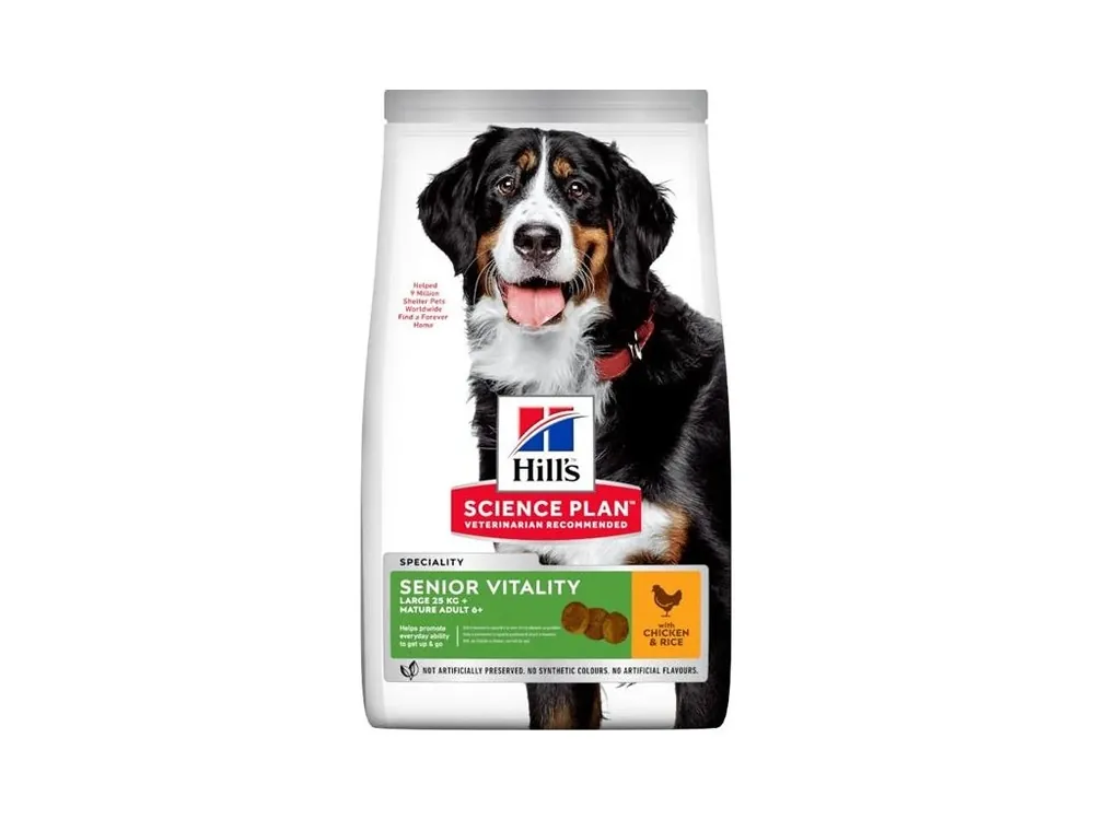 Expresní Doručení Hill‘s Science Plan Canine Mature Adult 6+ Senior Vitality Large Chicken 14 kg