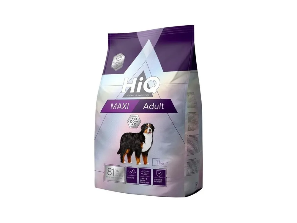 HiQ Dog Dry Adult Maxi 11 kg Kup Teď