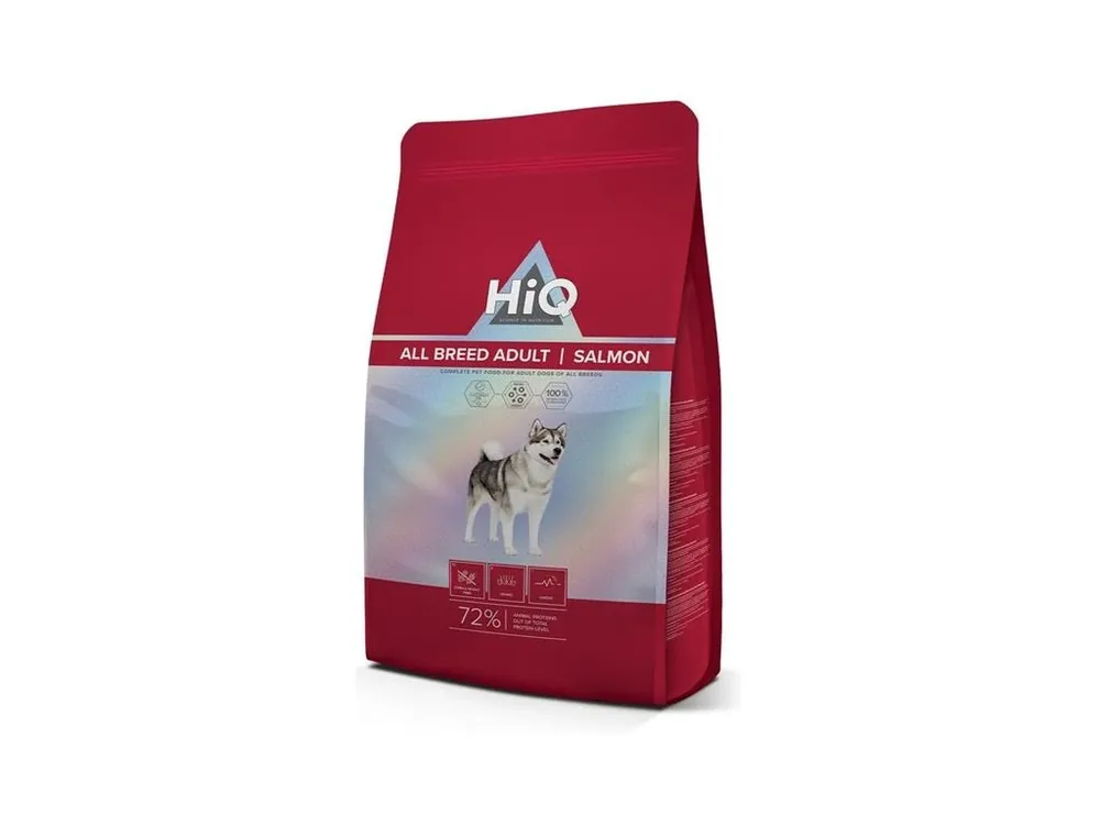Top Prodej HiQ Dog Dry Adult Salmon 11 kg