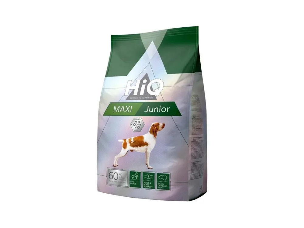 HiQ Dog Dry Junior Maxi 11 kg Oblíbený