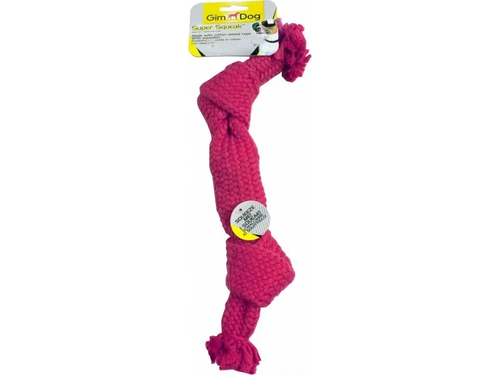 Hračka Gimborn pískací látkový uzel pro psy 36 cm Nejlepší Volba