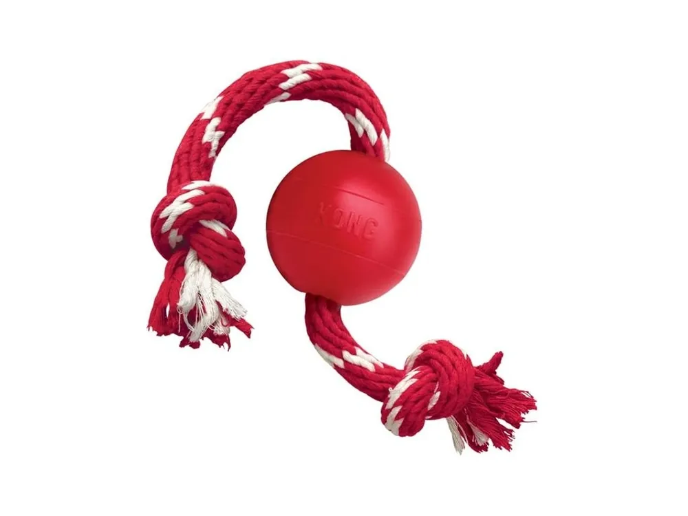 Vrácení Zdarma Hračka guma KONG Classic Ball w/Rope S