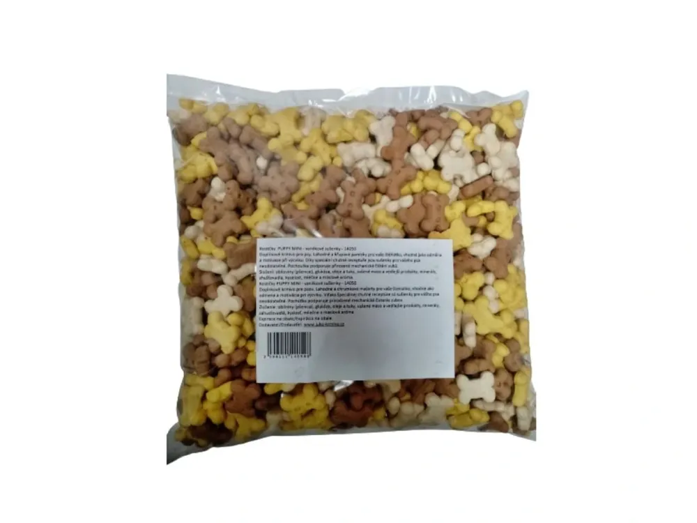 Časově Omezené Kostičky puppy mini vanilkové sušenky 1 kg