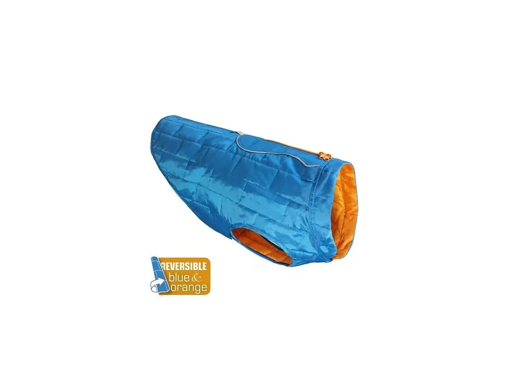 Značkový Kurgo® Loft Nepromokavá bunda pro psy Blue/Orange XL