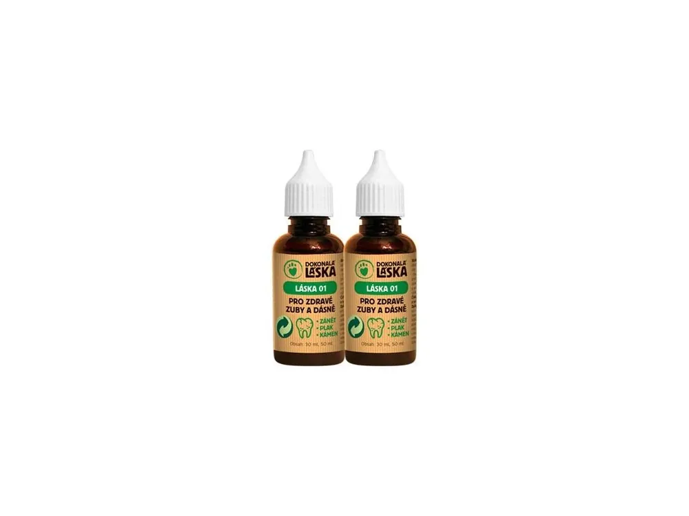 LÁSKA 01 Pro zdravé zuby a dásně psů 100ml Zlevněný