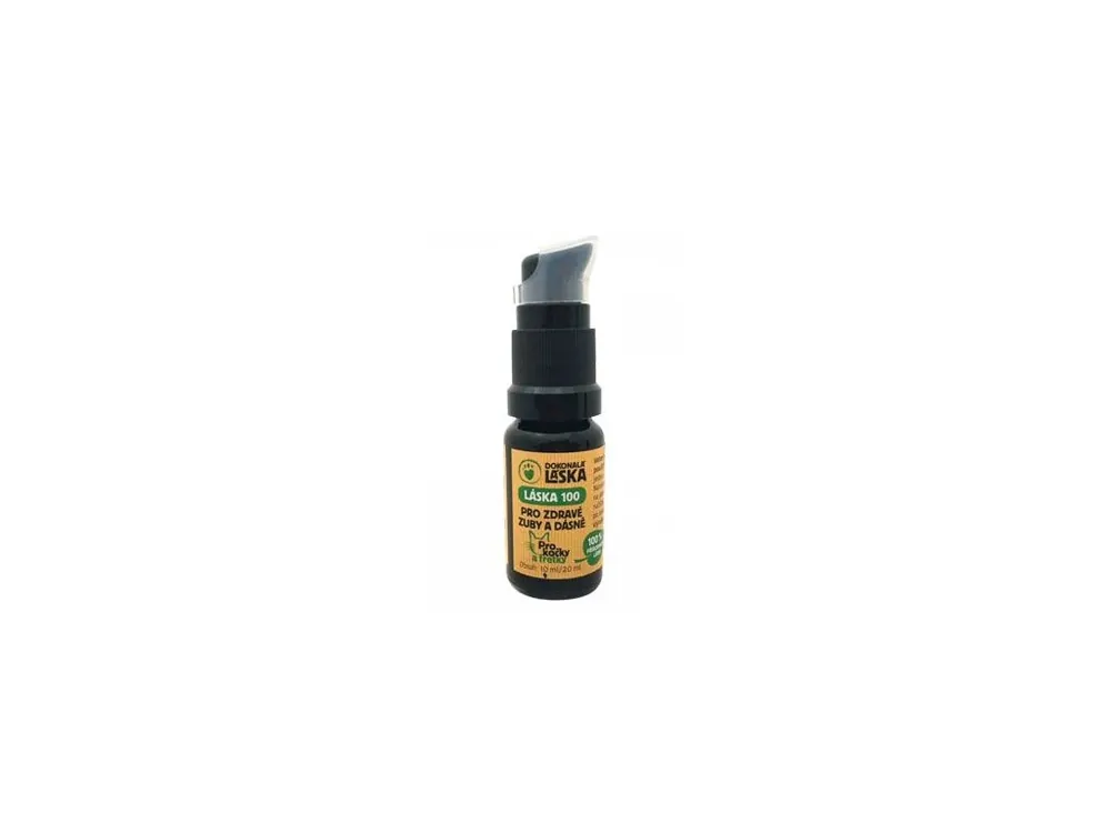Nová Kolekce LÁSKA 100 Pro zdravé zuby a dásně koček a fretek 20ml