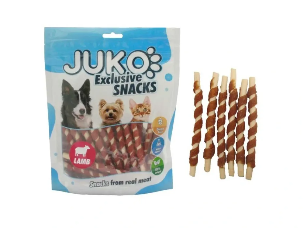 Poslední Šance Lamb & White Calcium JUKO Snacks 250 g