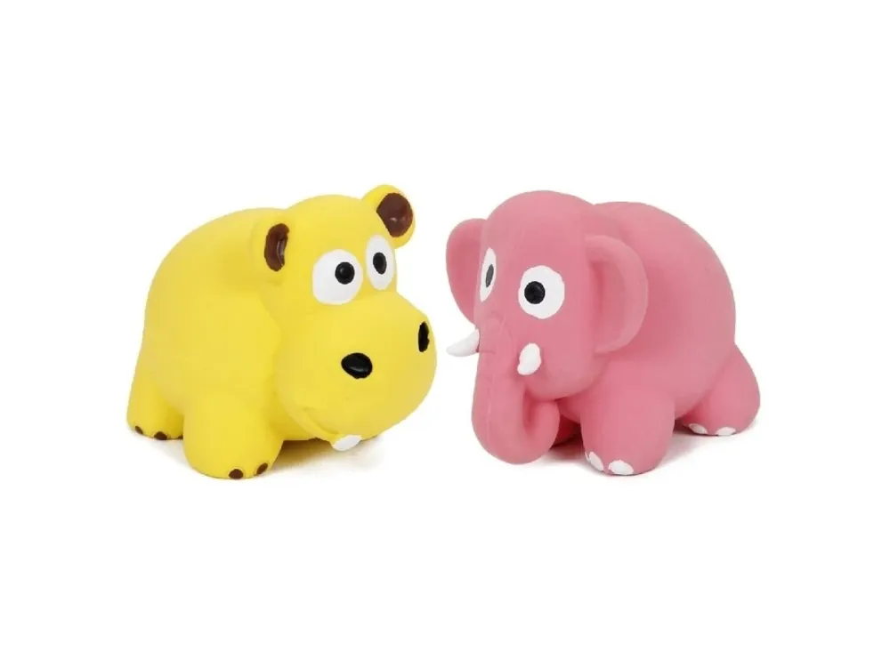 Latexová hračka s pískadlem - zvířata 8x6x6cm Akční Cena