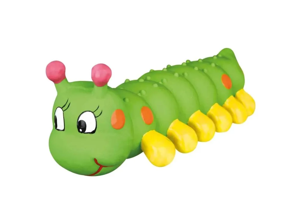 Latexová obří housenka 26 cm, zelená Oblíbený