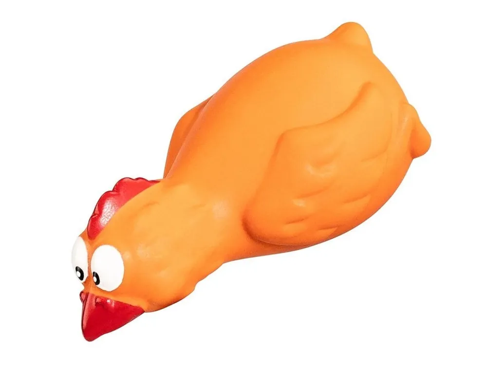 Kuře přírodní guma 15 cm HipHop Autentický