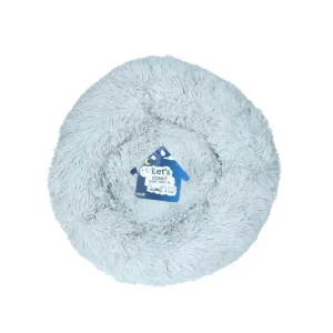 Víkendová Akce Let‘s Sleep Donut pelíšek světle šedý 50cm