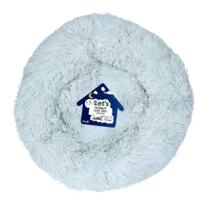 Super Cena Let‘s Sleep Donut pelíšek světle šedý 80cm