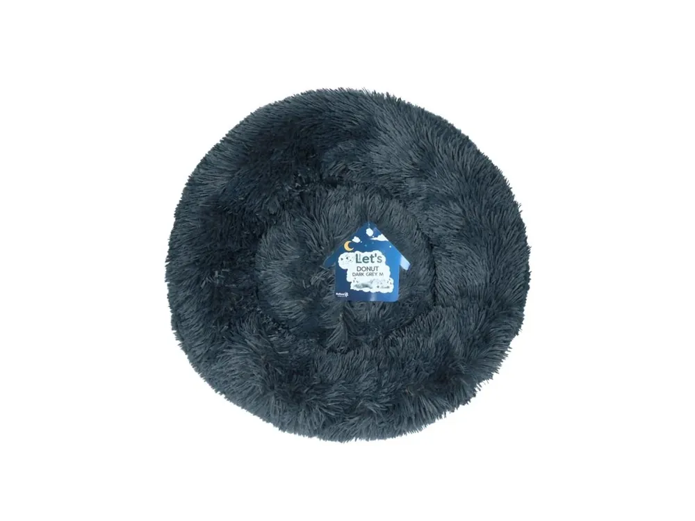 Top Prodej Let‘s Sleep Donut pelíšek tmavě šedý 50cm
