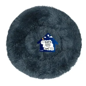 Nejlepší Volba Let‘s Sleep Donut pelíšek tmavě šedý 80cm