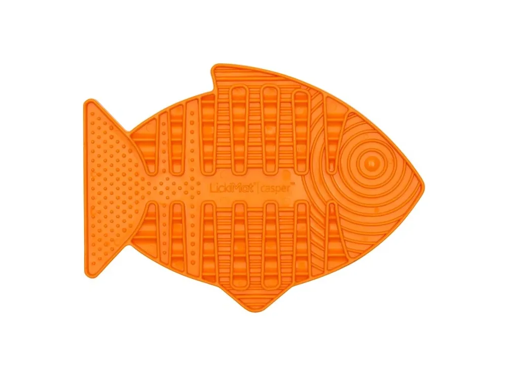 LickiMat Casper lízací podložka oranžová Originální