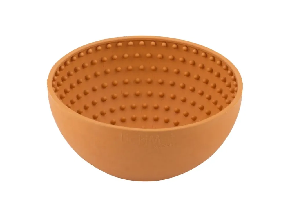 LickiMat Wobble lízací miska oranžová Levný