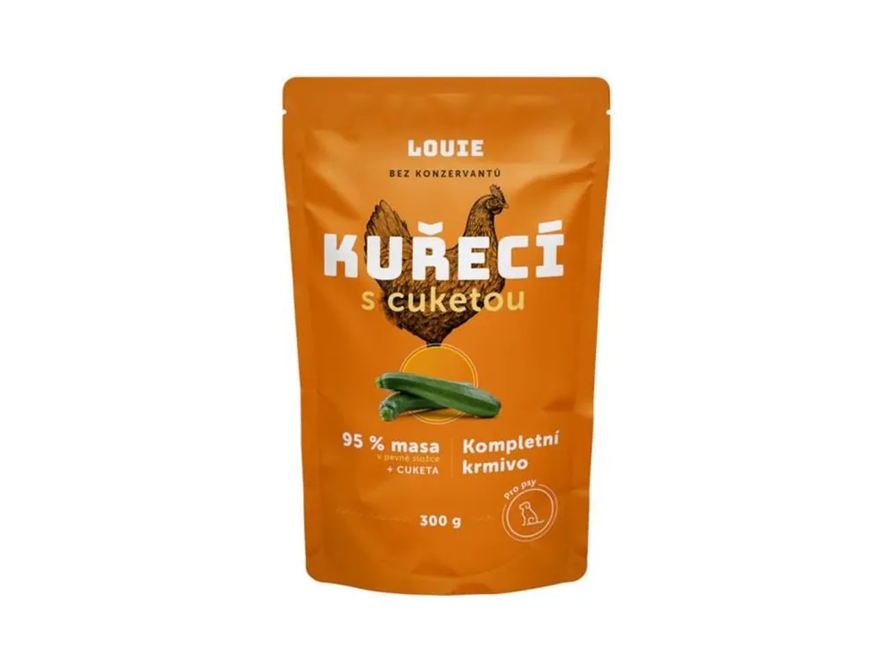 Ověřený Louie kaps.pro psy kuřecí s cuketou 300g