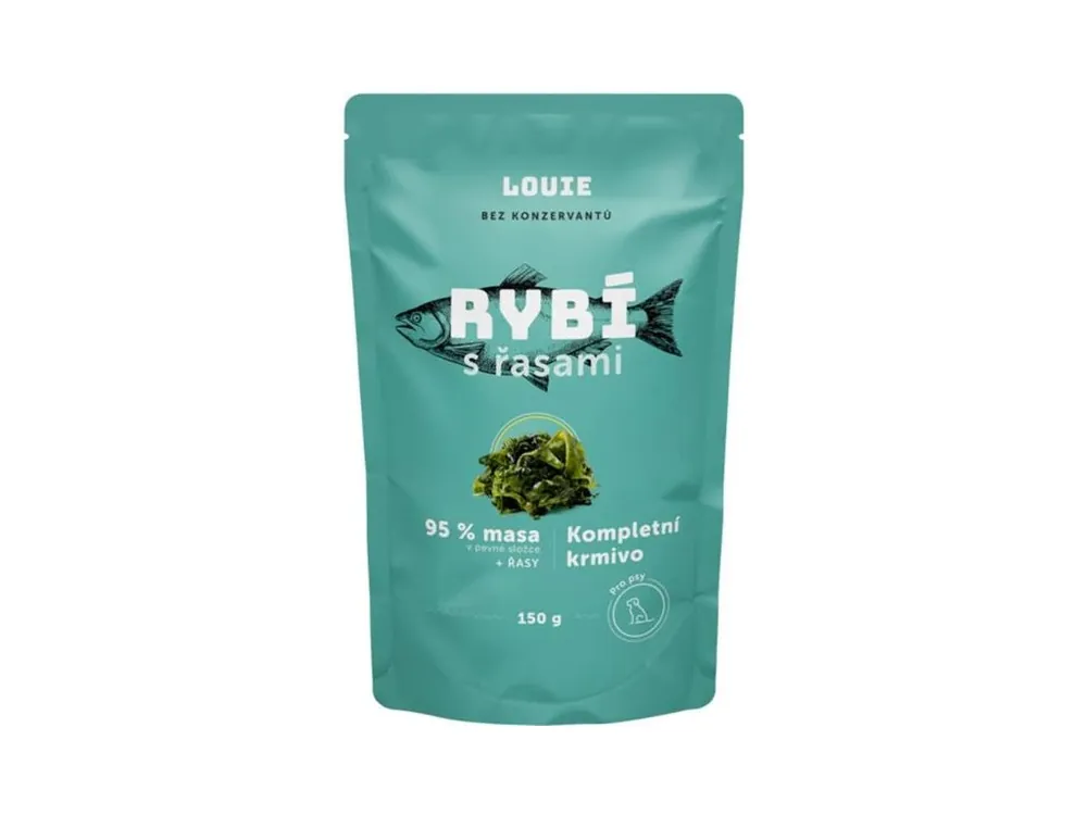 Louie kaps.pro psy rybí s řasami 150g Odeslání Ihned