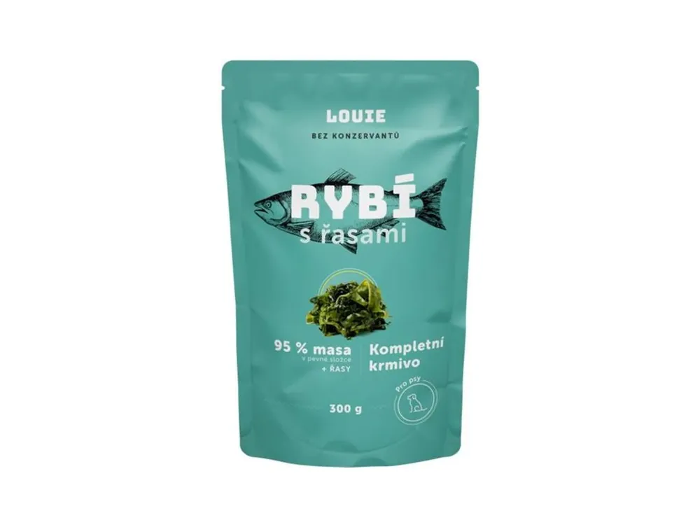 Louie kaps.pro psy rybí s řasami 300g Dokud Zásoby Vydrží