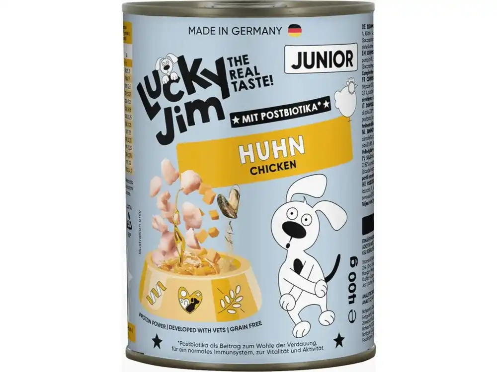 Odeslání Ihned Lucky Jim Classic Junior s kuřecím masem 400 g
