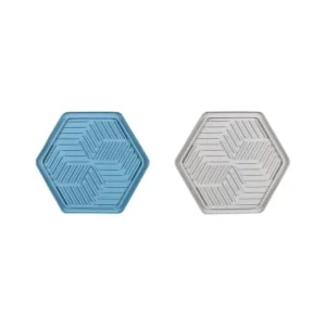 Vrácení Zdarma Lízací podložka pro štěňata a koťata Flamingo Bean hexagon, 24x21, mix barev
