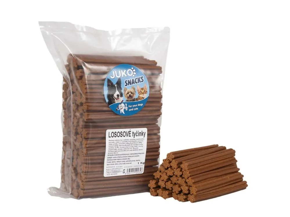 Lososové tyče JUKO Snacks 1 kg Přímo Od Výrobce