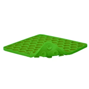 Lízací podložka pro psy Eat Slow Live Longer Fun & Relax zelená, 18 x 18 cm Časově Omezené