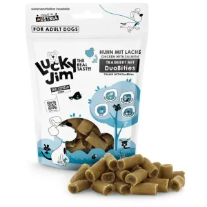 Akce Lucky Jim DuoBities kuře s lososem 70 g
