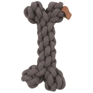Nejprodávanější M-Pets Coto bavlněná hračka kost, šedá 19cm