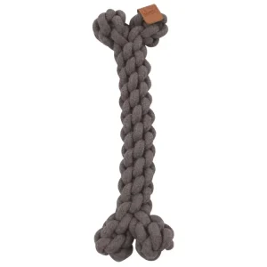 M-Pets Coto bavlněná hračka kost, šedá 30cm Expresní Doručení