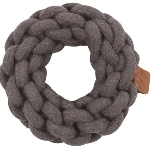 Vysoce Kvalitní M-Pets Coto bavlněná hračka kruh, šedý 13cm