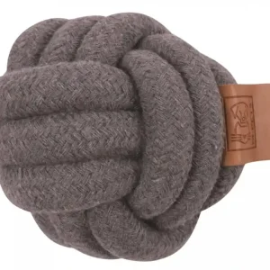 Rychlé Dodání M-Pets Coto bavlněná hračka míč, šedý 9,5cm