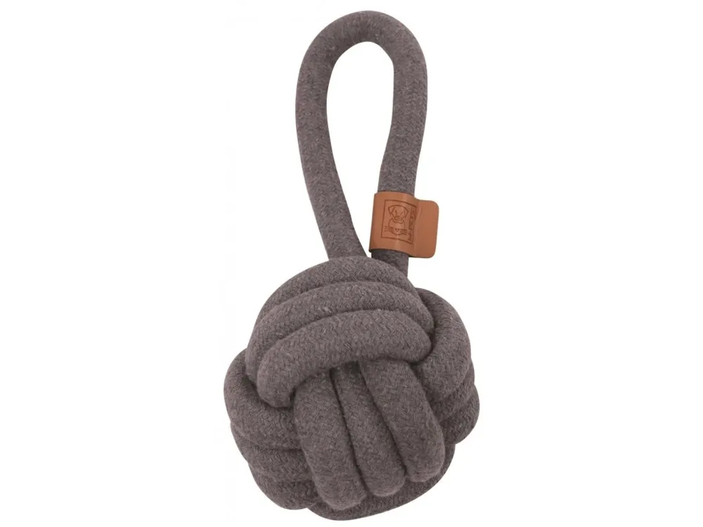 Hit Sezóny M-Pets Coto bavlněná hračka uzel, šedý 11cm