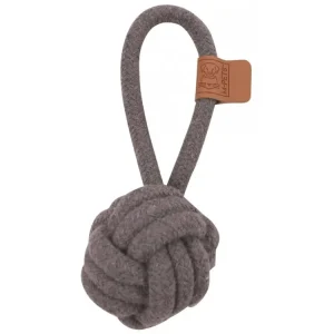 Rychlé Dodání M-Pets Coto bavlněná hračka uzel, šedý 6,5cm