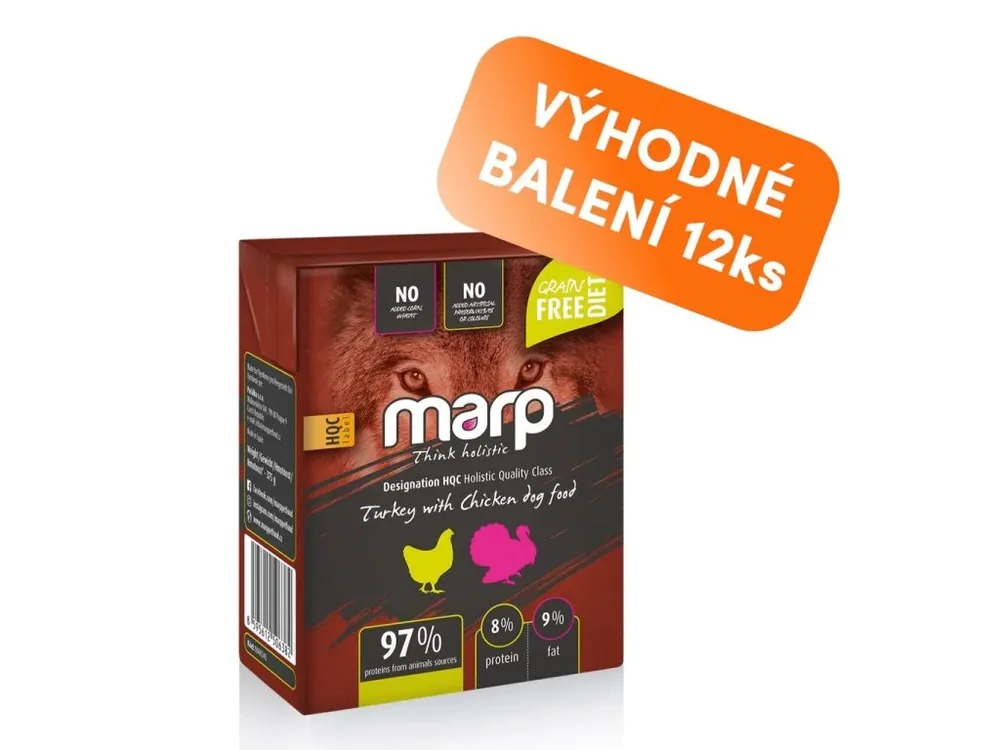 Marp Holistic krůta s kuřetem tetrapak 12x375g Rychlé Dodání