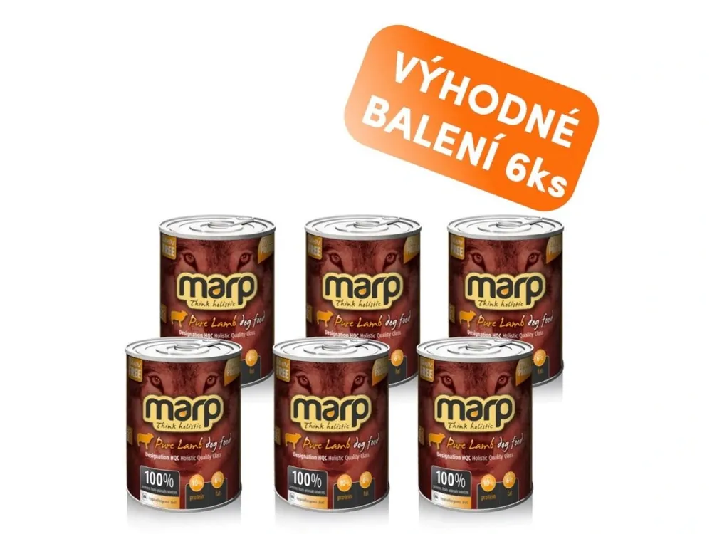 Expresní Doručení Marp Lamb konzerva pro psy s jehněčím 6x400g