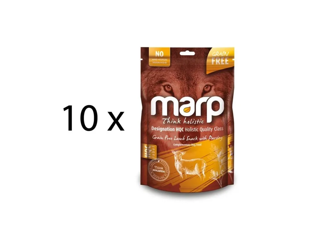 Odeslání Ihned Marp Holistic – Jehněčí pamlsky s petrželí bez obilovin 10x150g